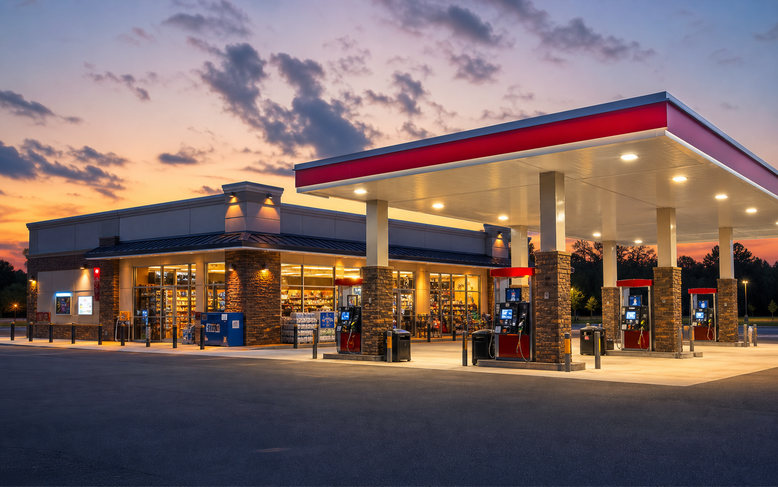 Gas stations store type